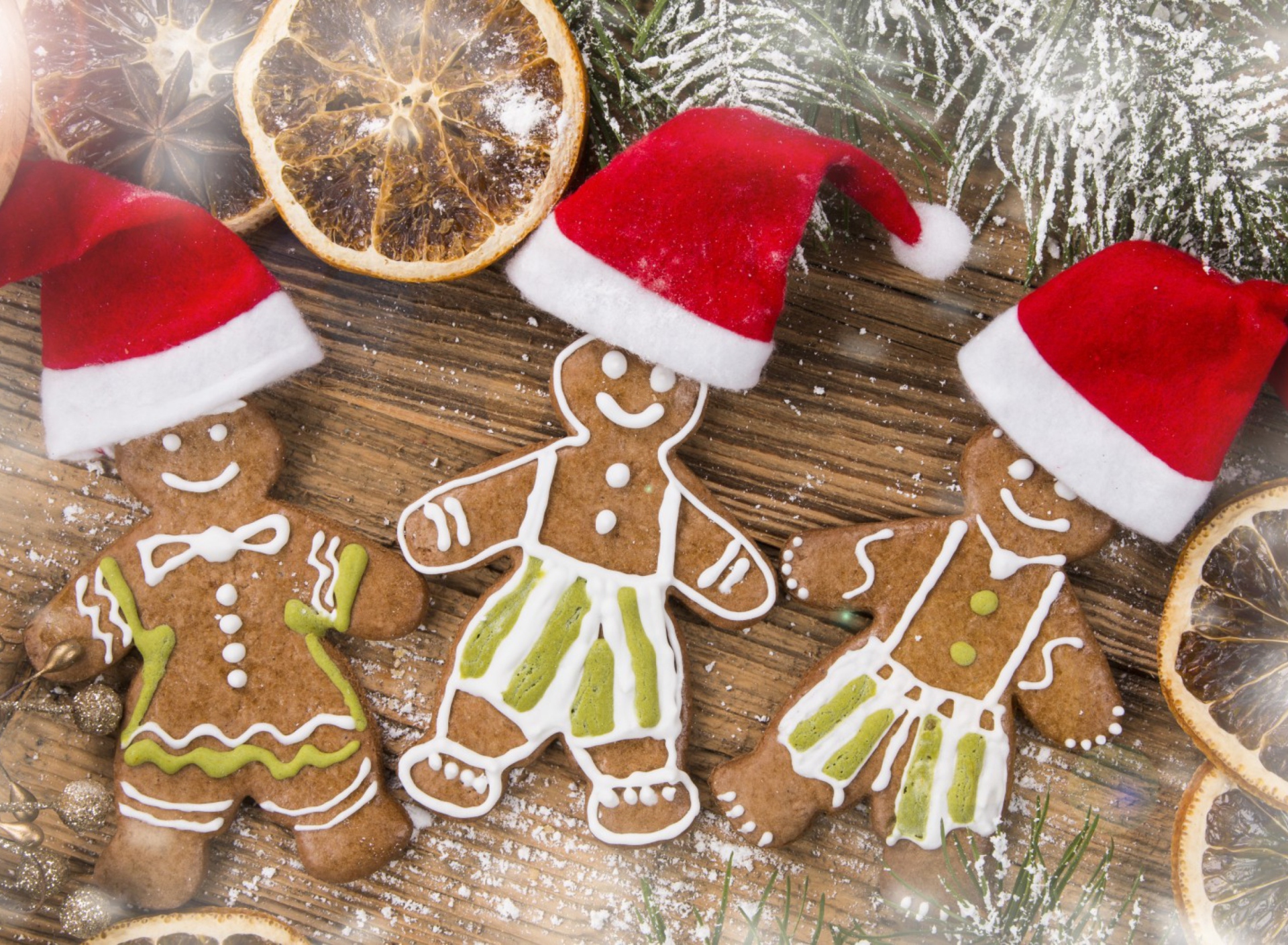 Обои Christmas Ginger Bread 1920x1408