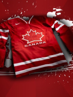 Sfondi NHL - Team from Canada 240x320