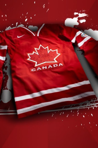 Fondo de pantalla NHL - Team from Canada 320x480