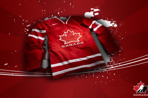 Das NHL - Team from Canada Wallpaper 480x320