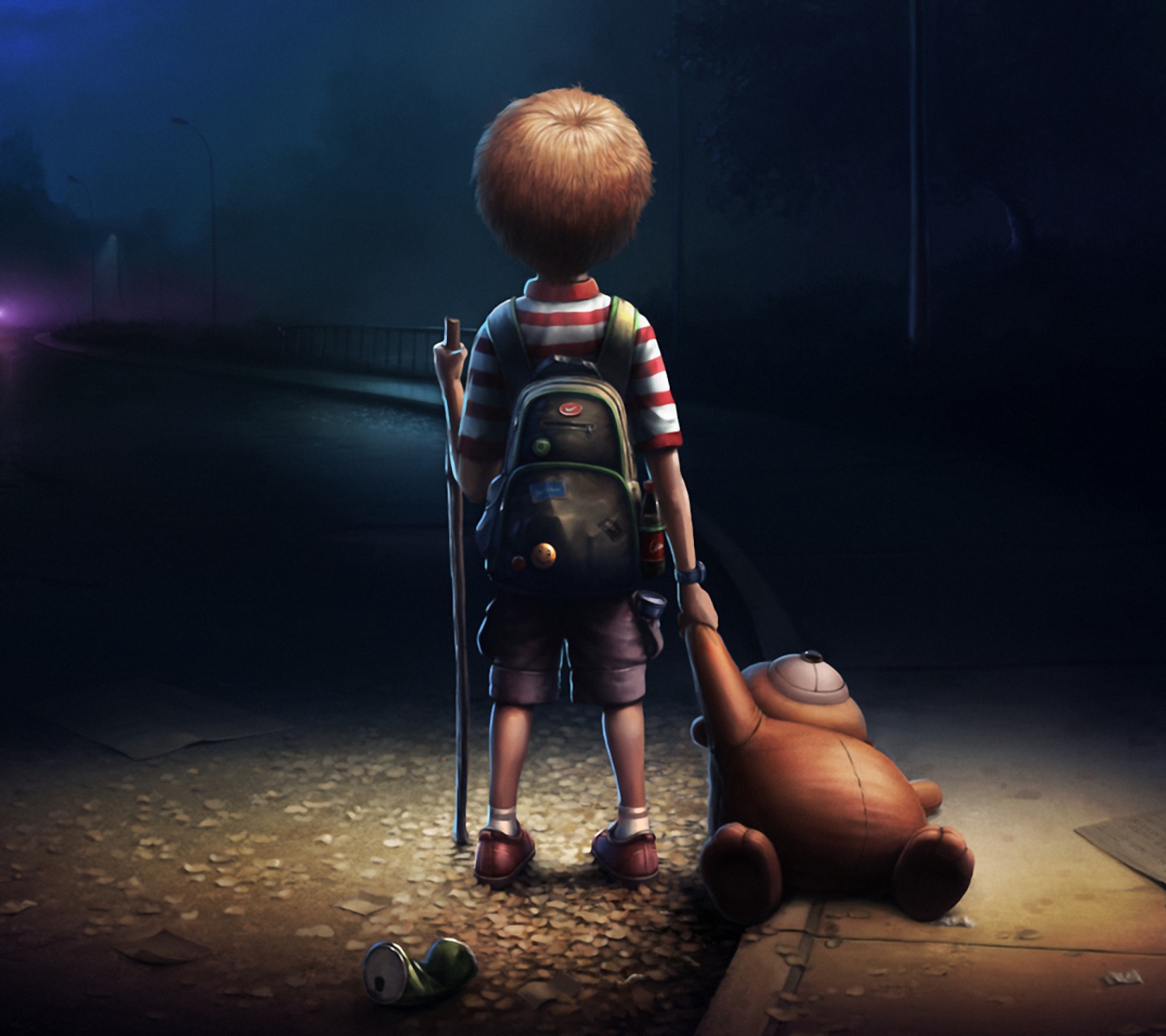 Lonely Child wallpaper 1440x1280