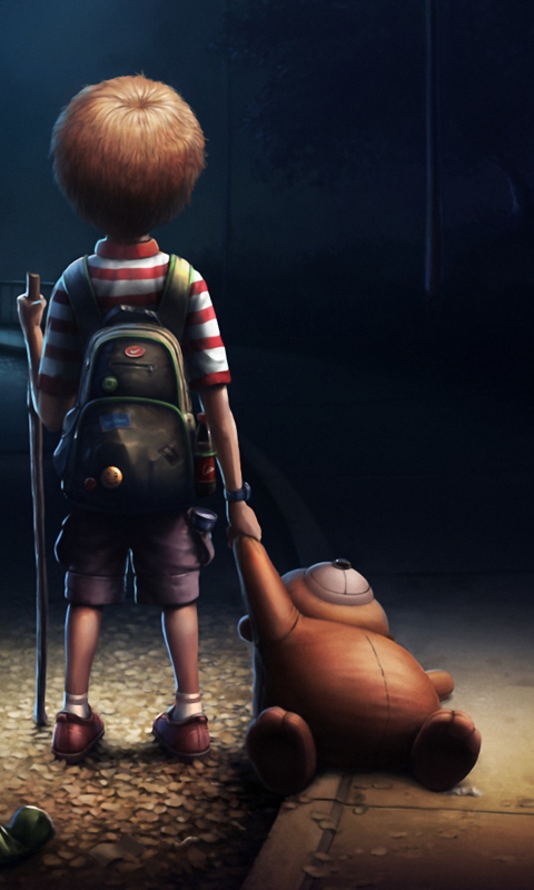 Screenshot №1 pro téma Lonely Child 480x800