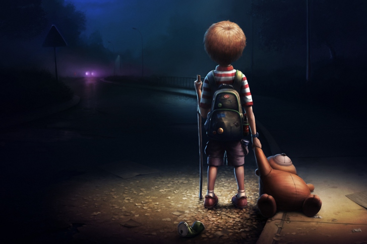 Lonely Child wallpaper