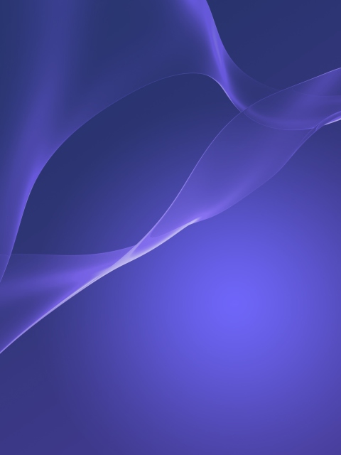 Das Dark Blue Xperia Z2 Wallpaper 480x640