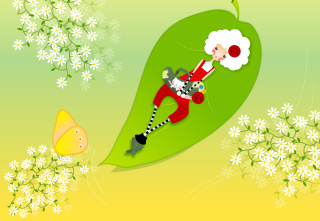Dream Of Spring Background for Android, iPhone and iPad