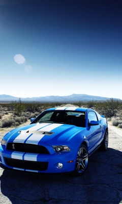 Das Ford Shelby Gt500 Wallpaper 240x400