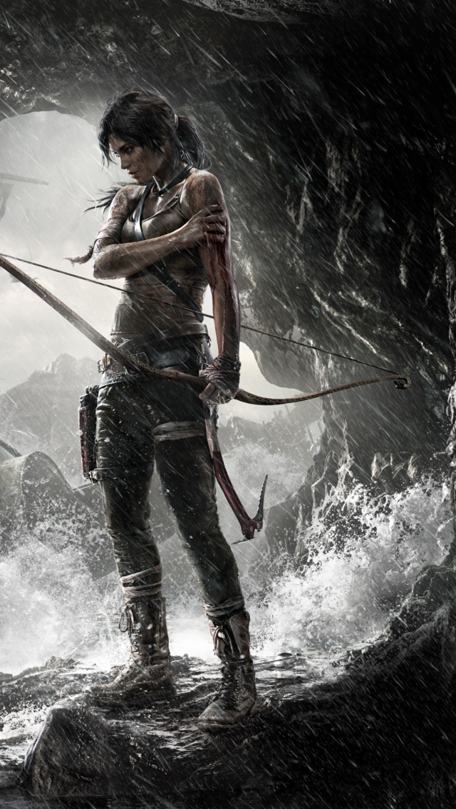 Fondo de pantalla Tomb Raider 640x1136