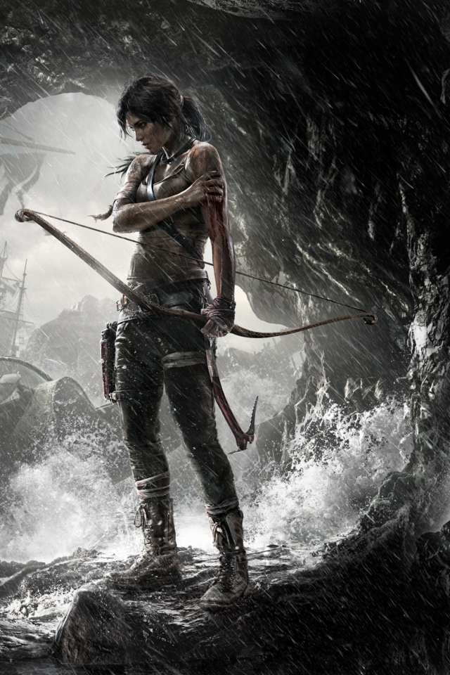 Fondo de pantalla Tomb Raider 640x960