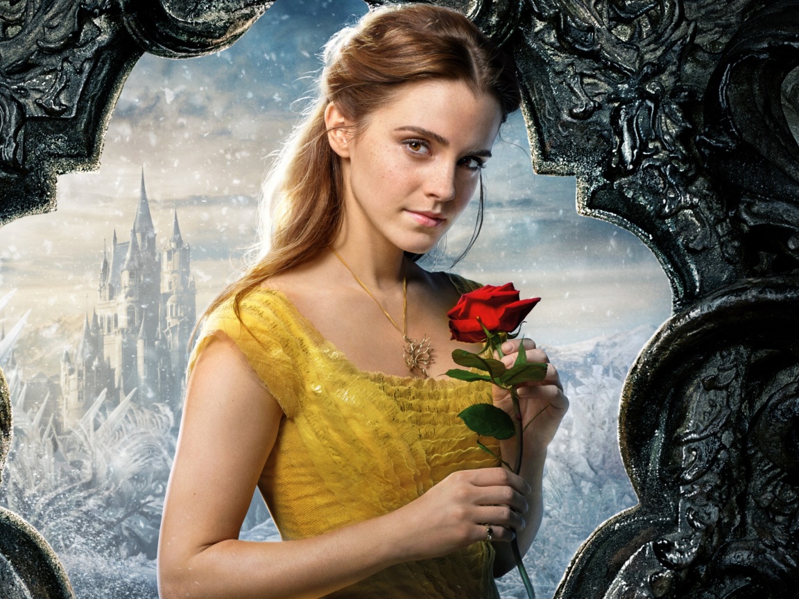 Das Beauty and the Beast Emma Watson Wallpaper 1152x864
