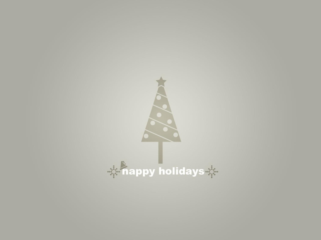 Sfondi Grey Christmas Tree 1024x768