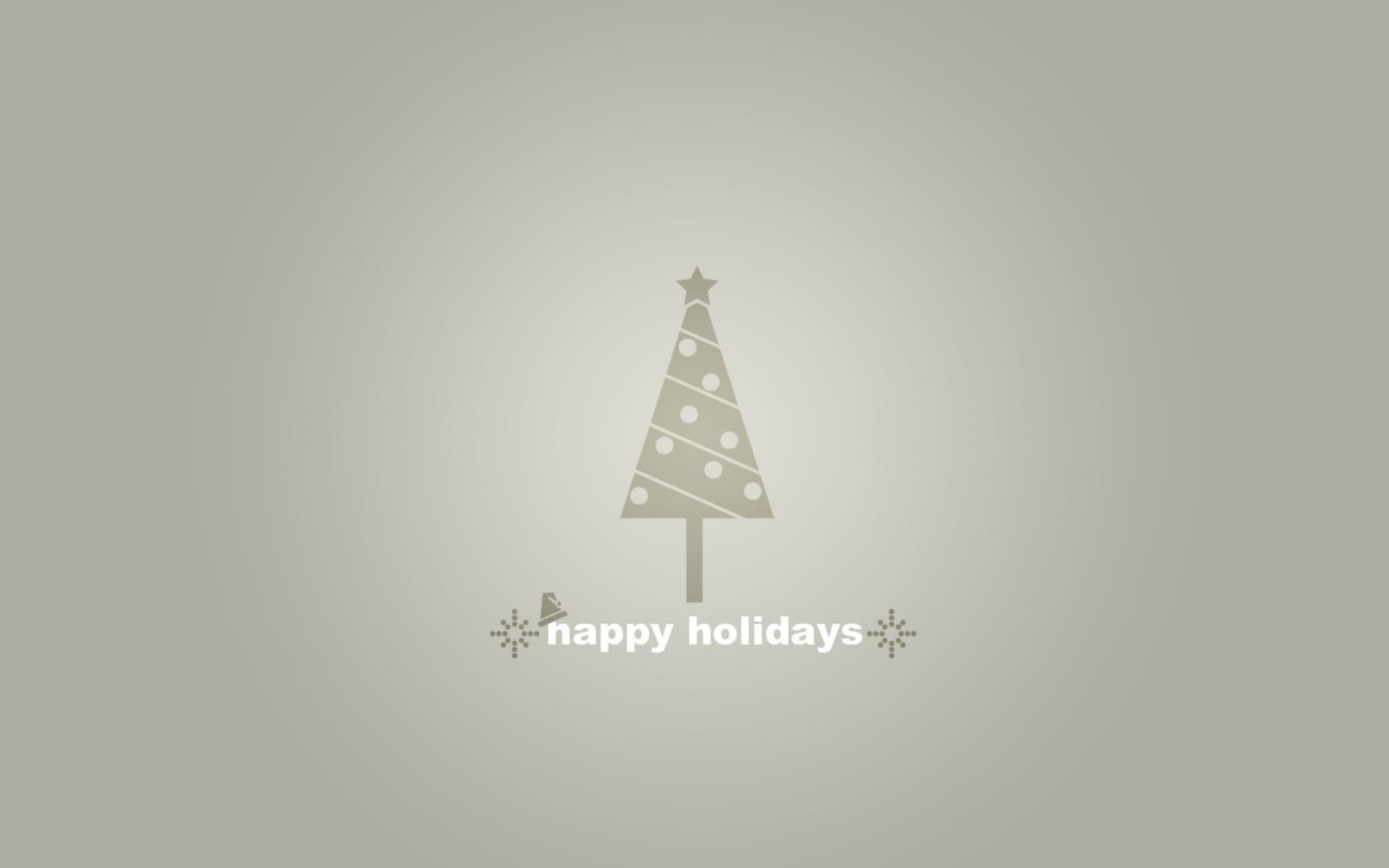 Sfondi Grey Christmas Tree 1280x800