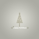 Fondo de pantalla Grey Christmas Tree 128x128