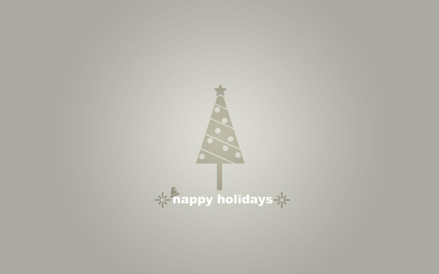 Grey Christmas Tree wallpaper 1440x900