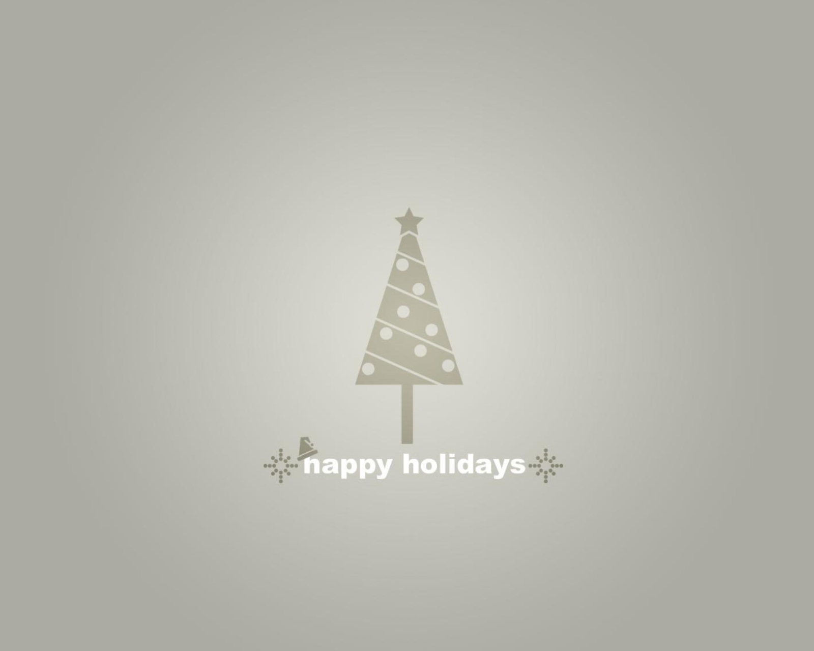 Fondo de pantalla Grey Christmas Tree 1600x1280