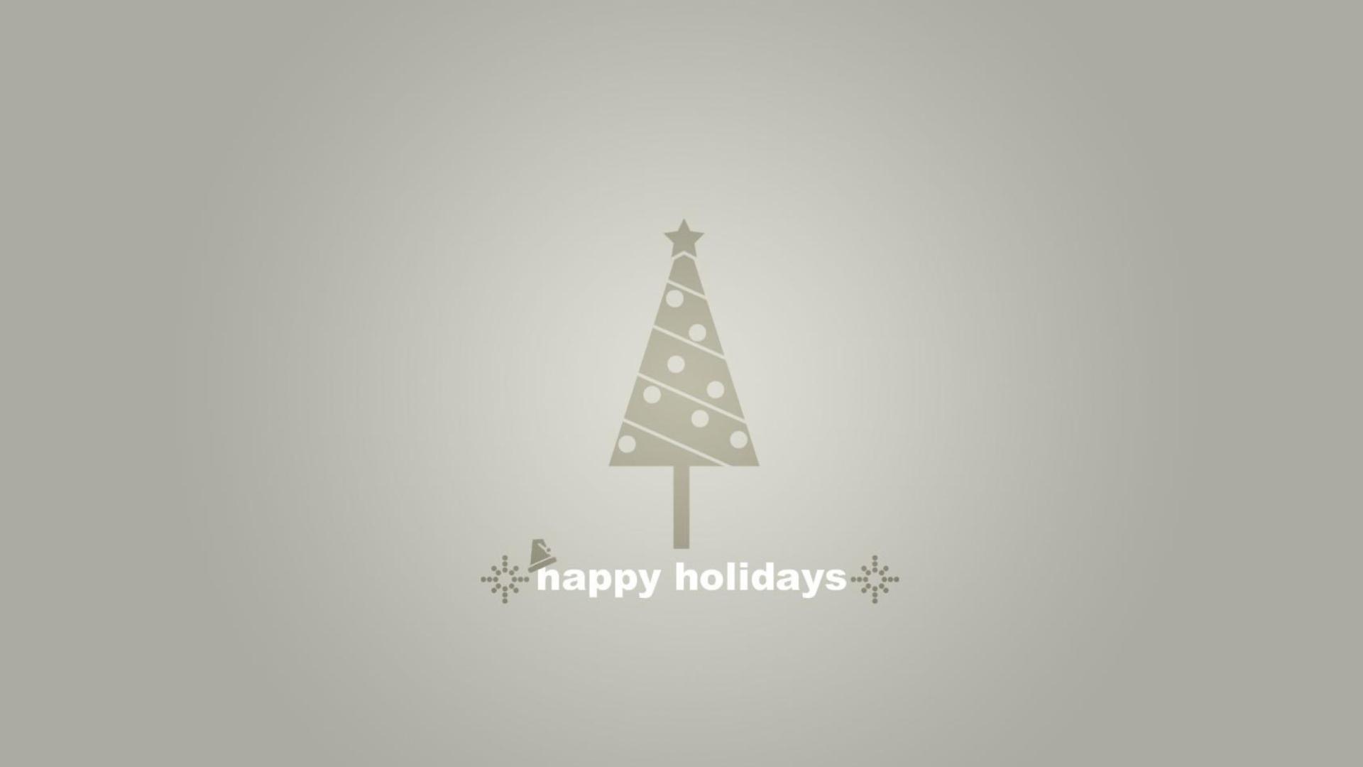 Sfondi Grey Christmas Tree 1920x1080