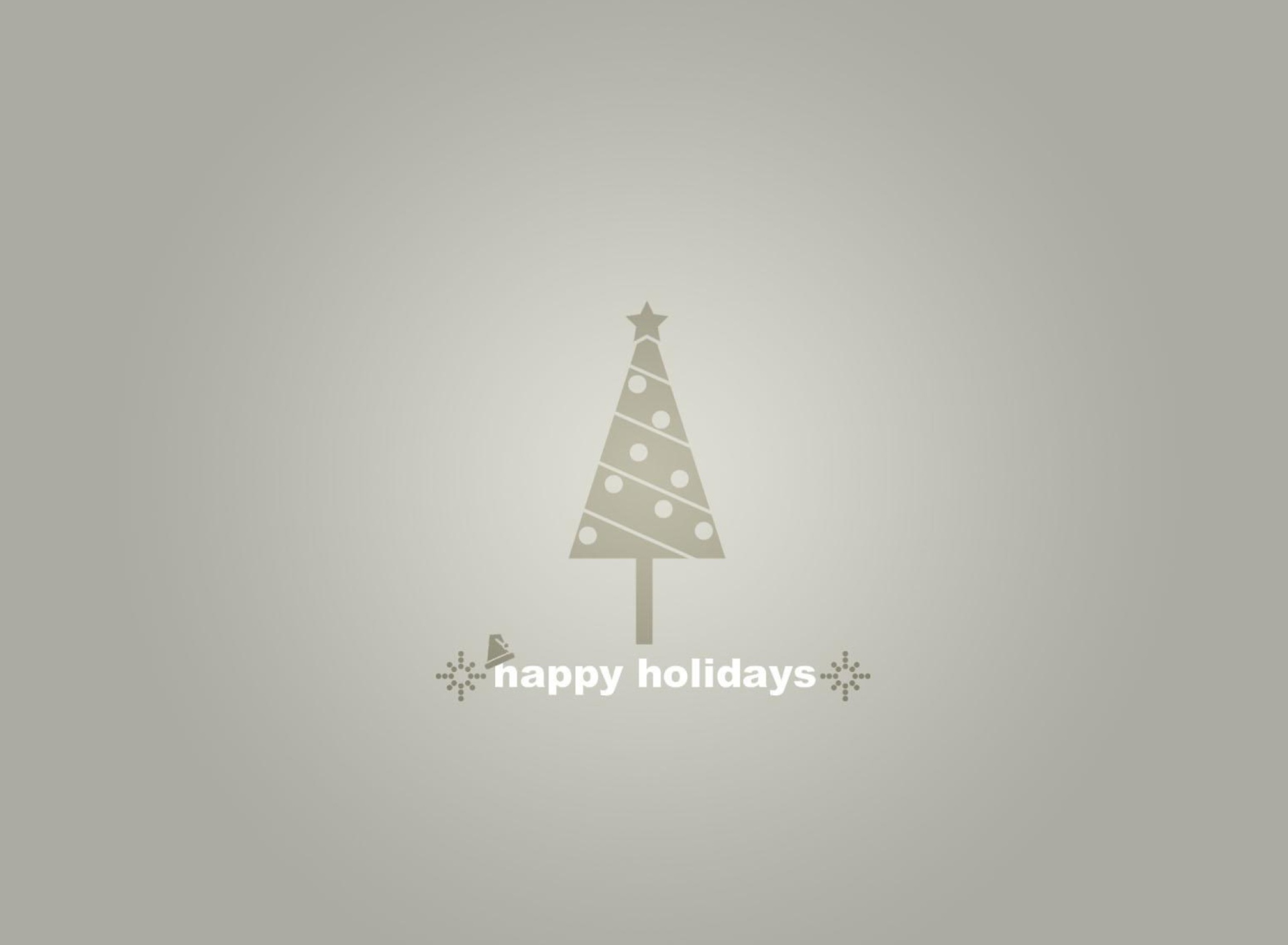 Обои Grey Christmas Tree 1920x1408