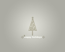 Grey Christmas Tree wallpaper 220x176
