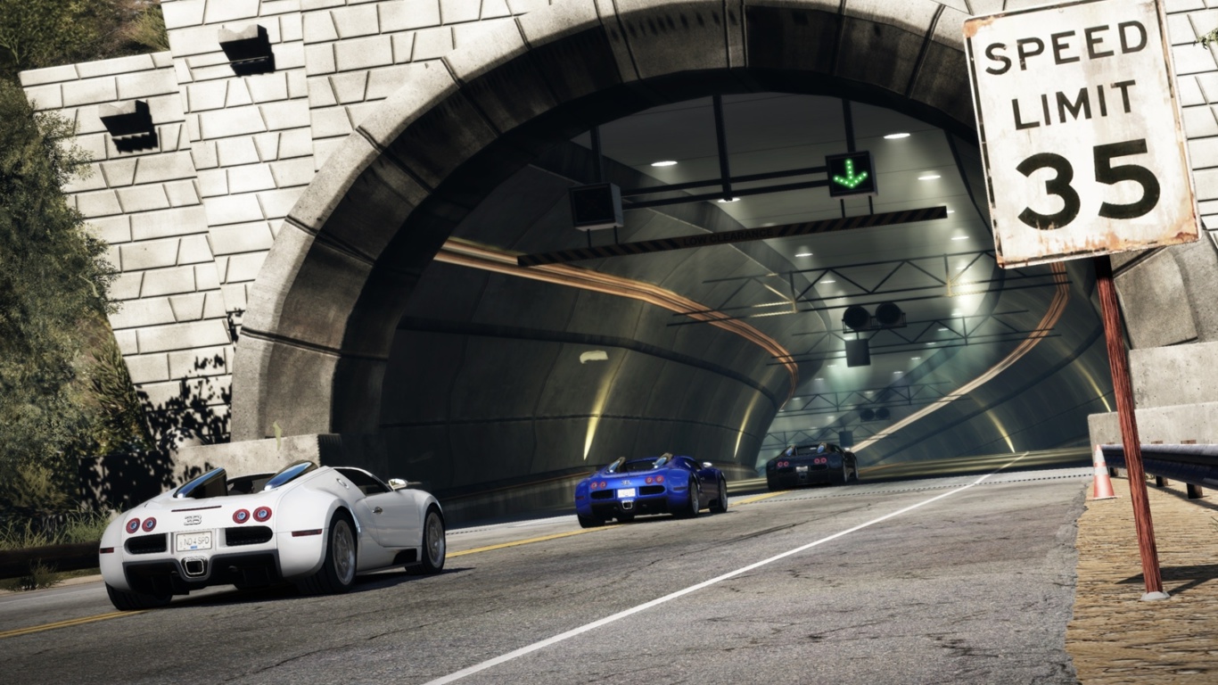 Screenshot №1 pro téma Need for Speed Hot Pursuit 1366x768