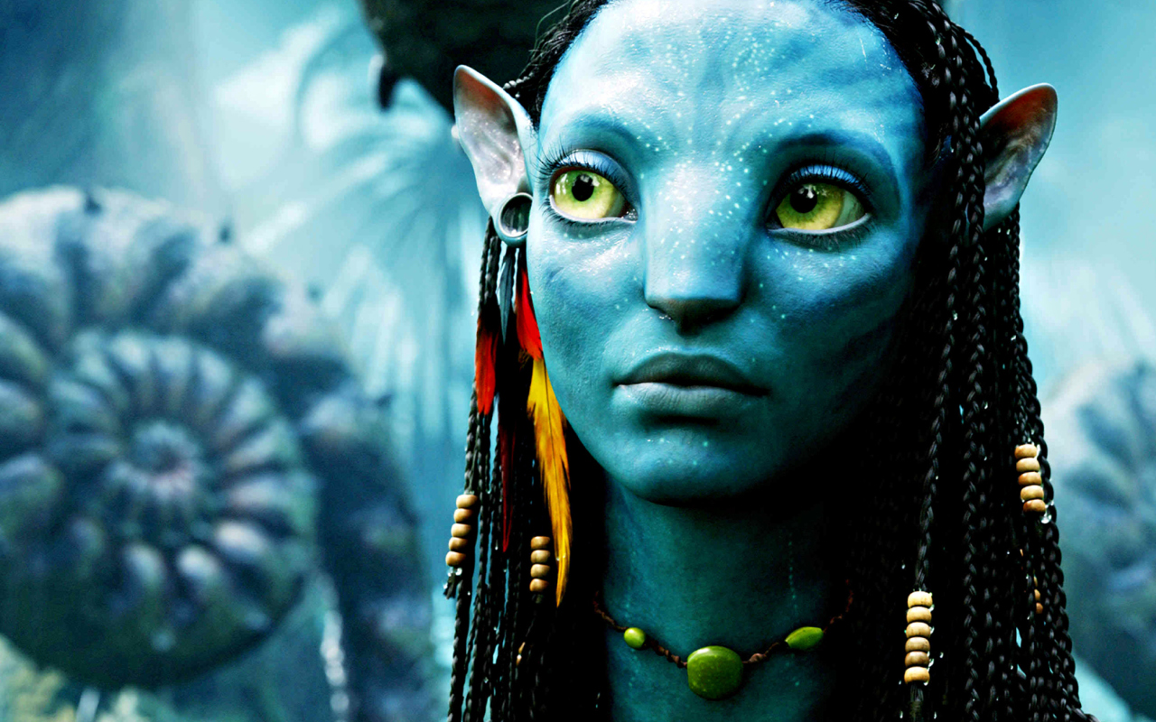 Avatar Neytiri wallpaper 1280x800