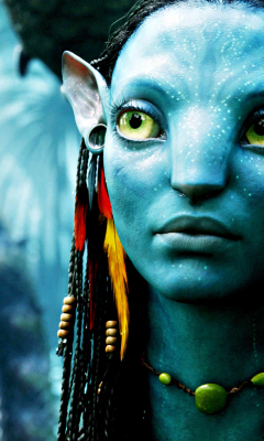 Fondo de pantalla Avatar Neytiri 240x400