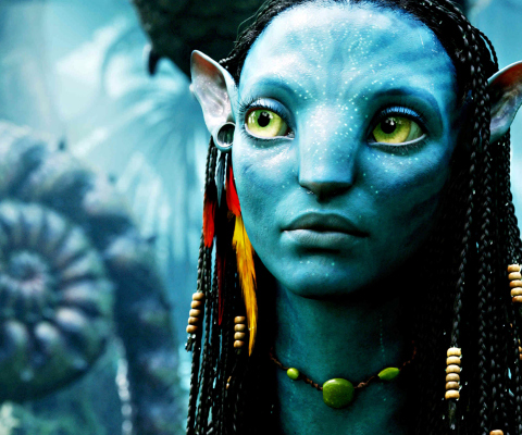Fondo de pantalla Avatar Neytiri 480x400