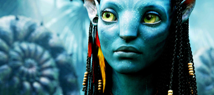 Das Avatar Neytiri Wallpaper 720x320