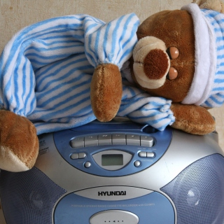 Sleepy Teddy Picture for Nokia 6100