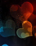 Screenshot №1 pro téma Hearts Behind Glass 128x160