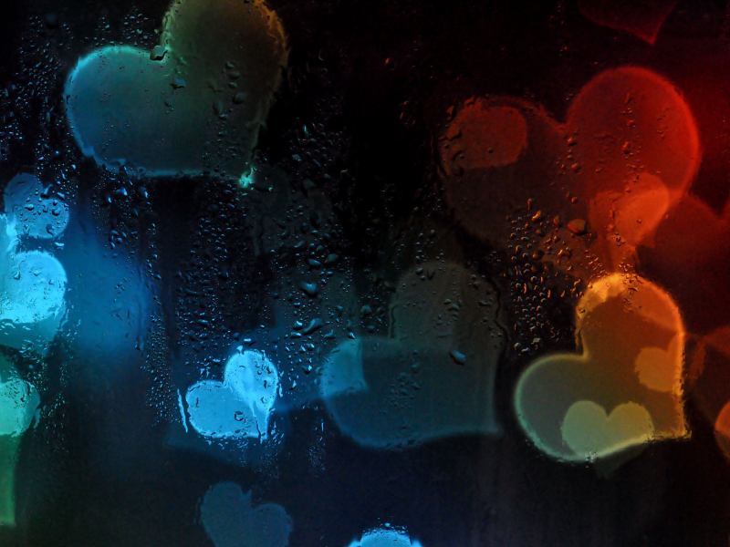 Hearts Behind Glass wallpaper 800x600