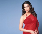 Обои Aishwarya Rai Red Dress 176x144