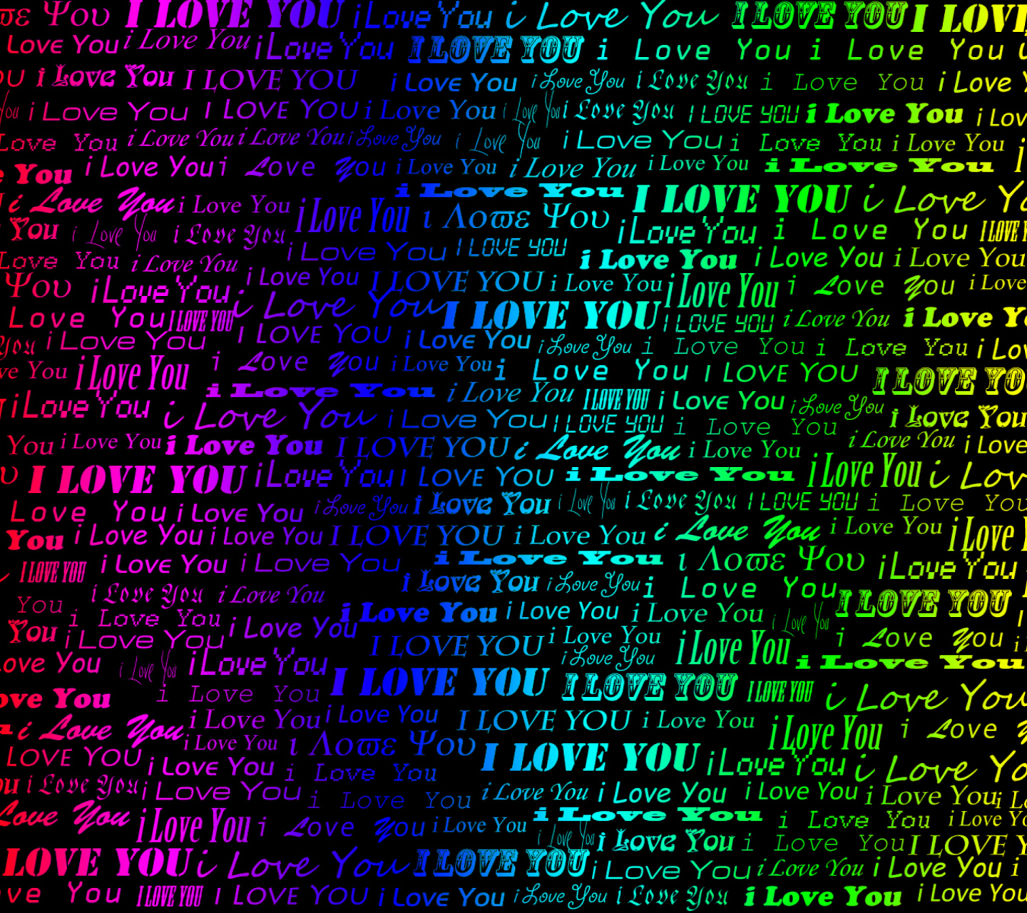 Das I Love You Wallpaper 1440x1280