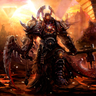 Warrior In Armor - Obrázkek zdarma pro 1024x1024