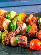 Sfondi Shish kebab barbecue 132x176