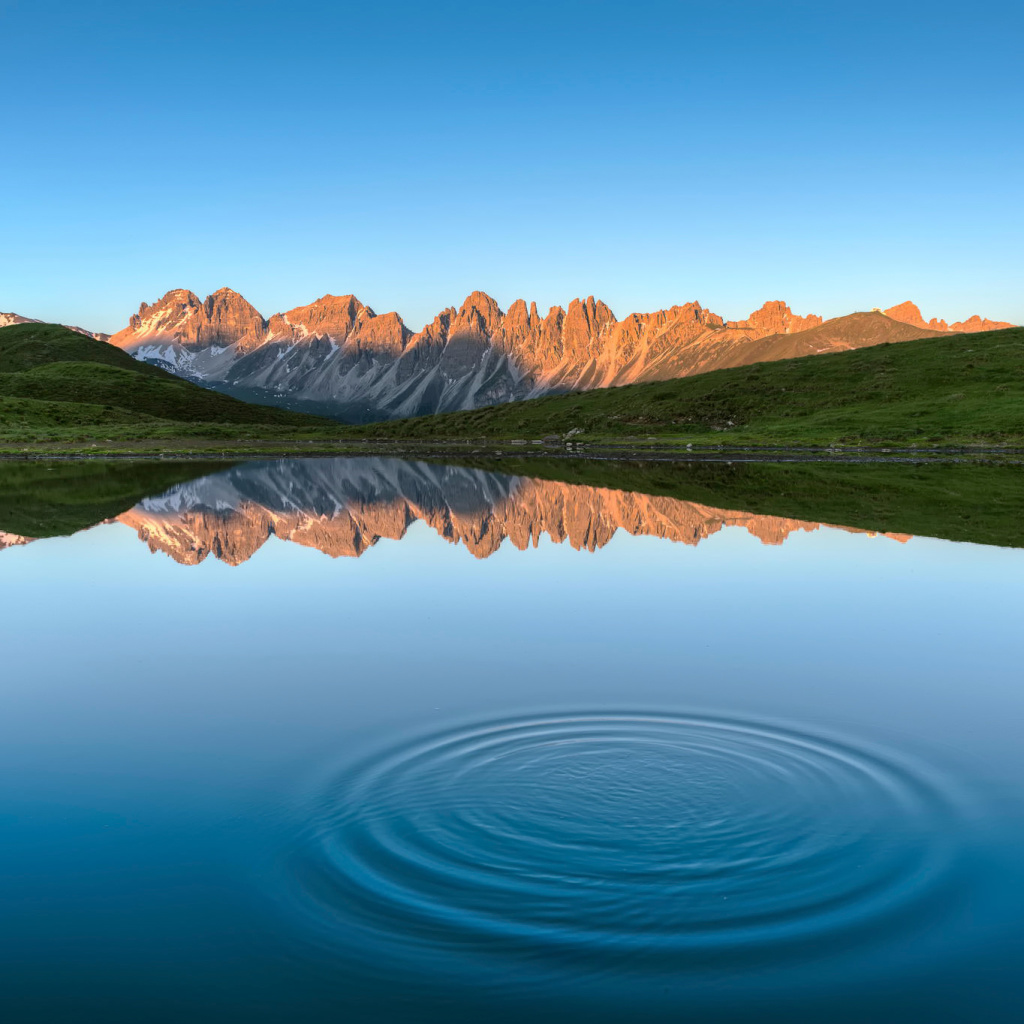 Achen Lake in Tyrol wallpaper 1024x1024