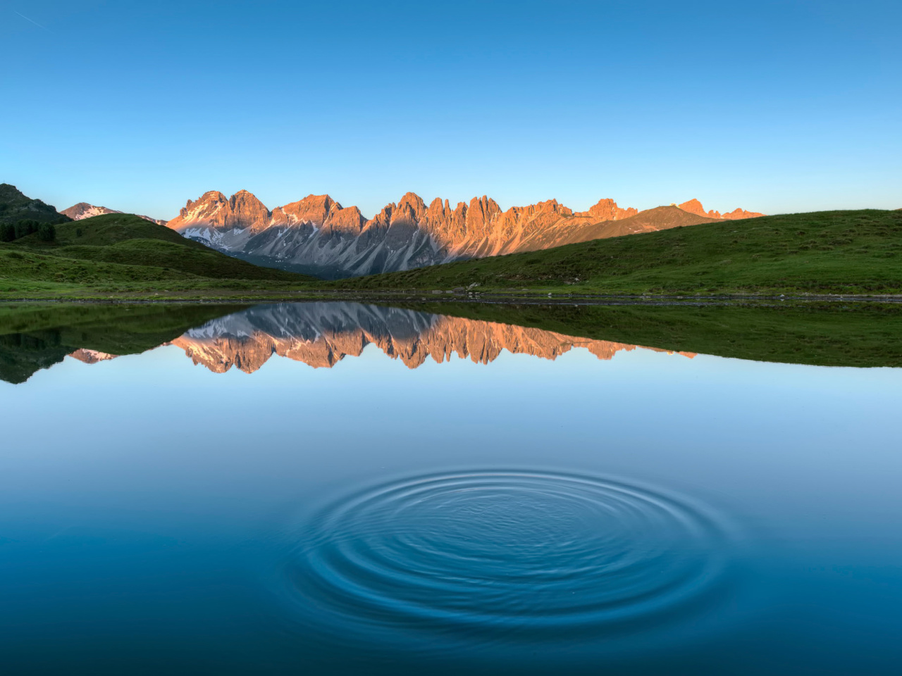 Das Achen Lake in Tyrol Wallpaper 1280x960
