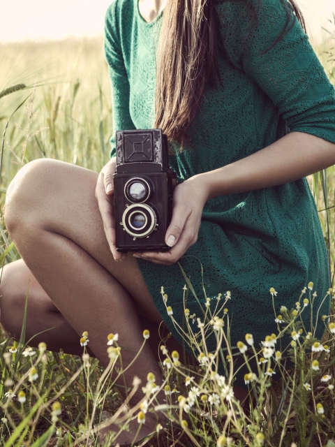 Vintage Style Photography wallpaper 480x640