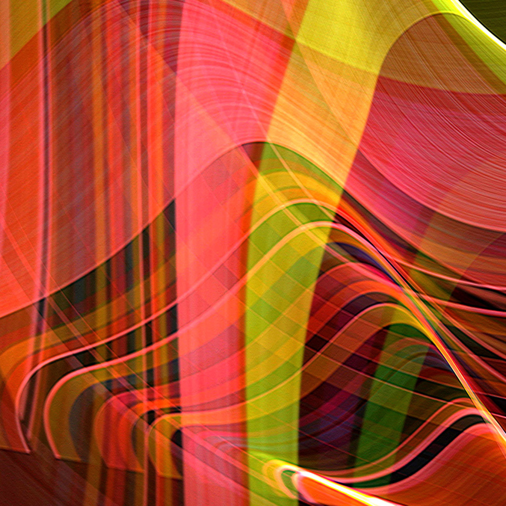 Colorful Rays wallpaper 1024x1024