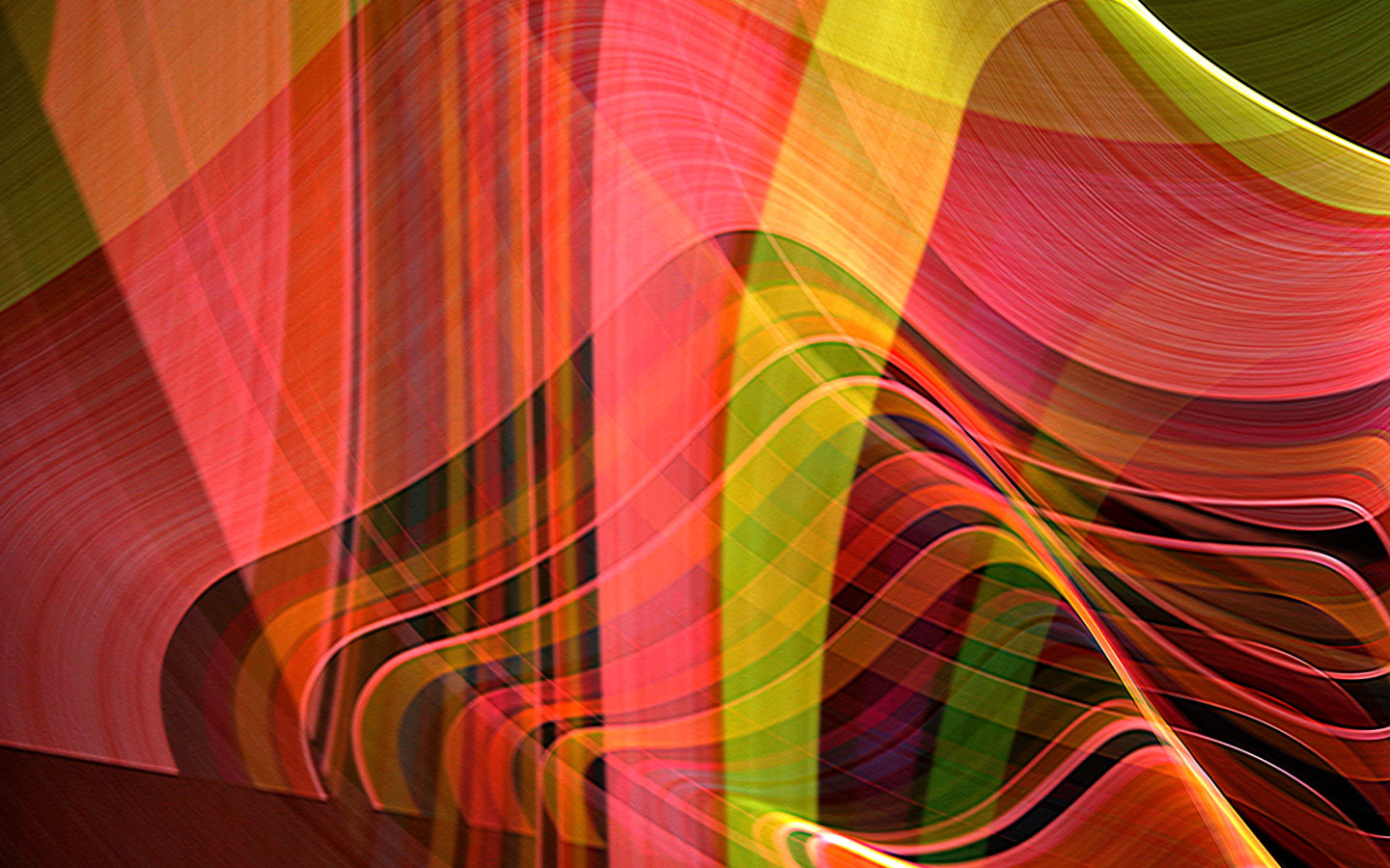 Screenshot №1 pro téma Colorful Rays 1440x900