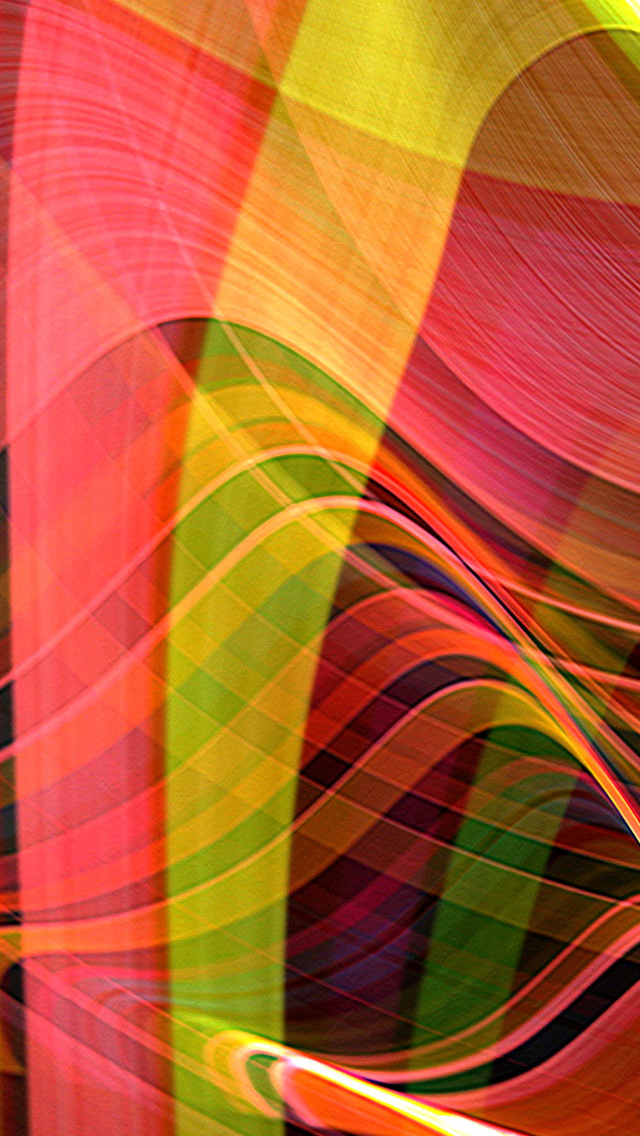 Das Colorful Rays Wallpaper 640x1136