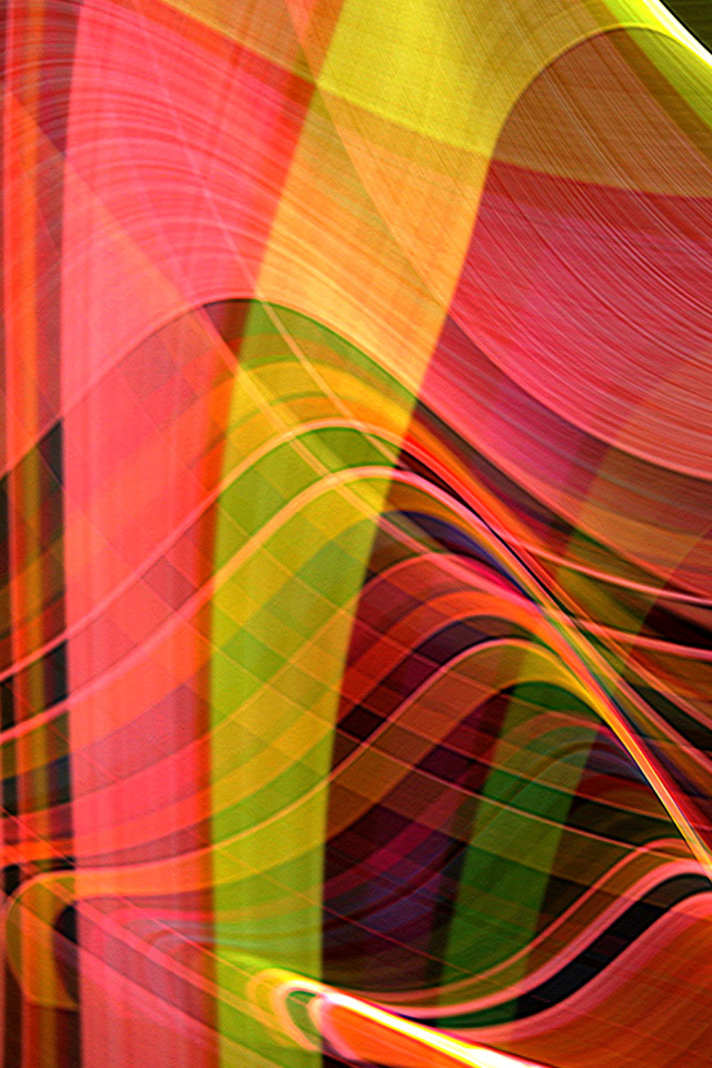 Das Colorful Rays Wallpaper 640x960