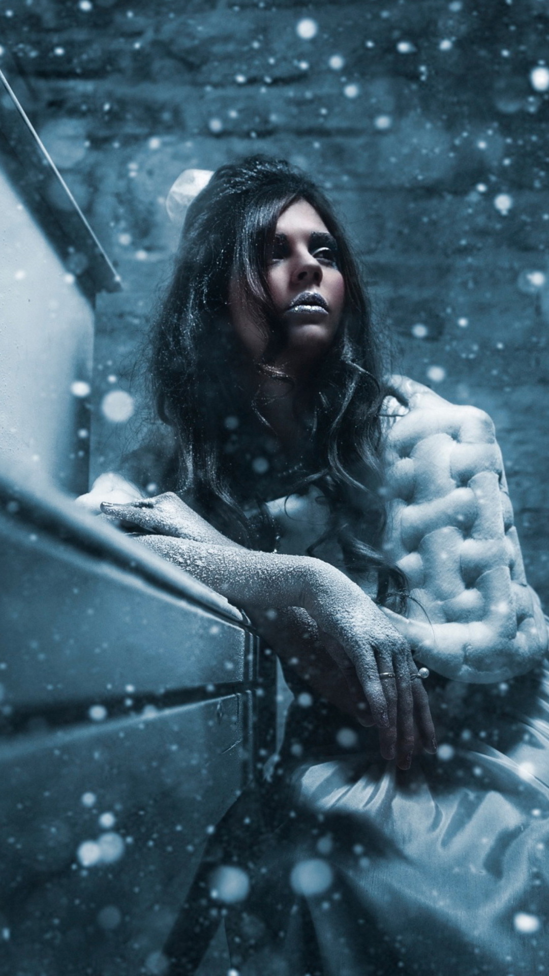 Das Snow Woman Wallpaper 1080x1920
