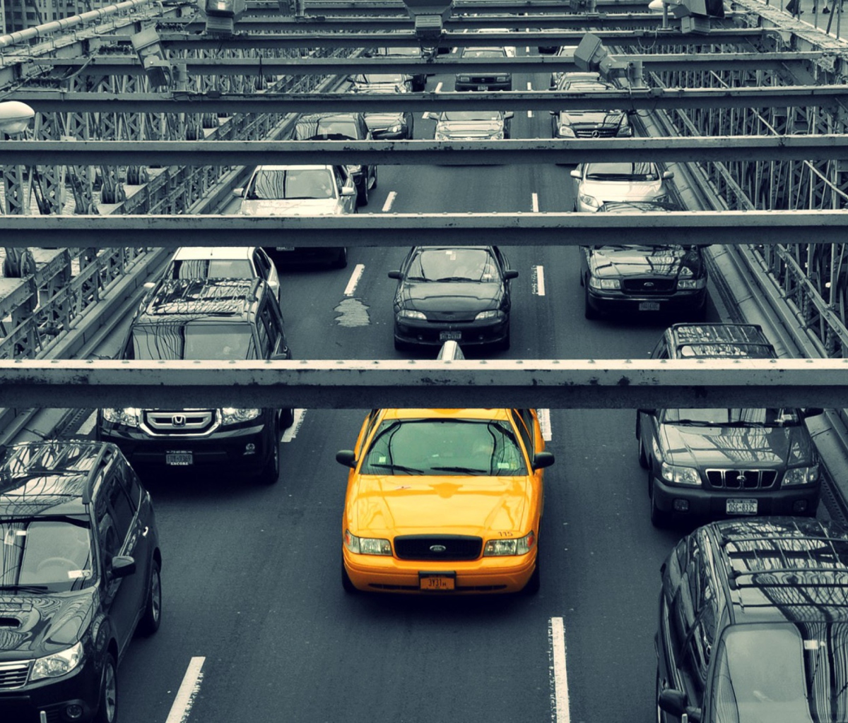 Das New York City Yellow Cab Wallpaper 1200x1024