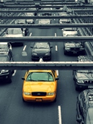 Fondo de pantalla New York City Yellow Cab 132x176