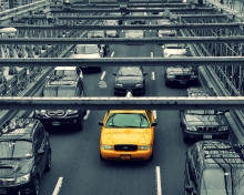 New York City Yellow Cab wallpaper 220x176