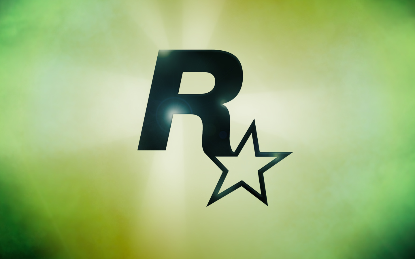 Обои Rockstar Games Logo 1440x900