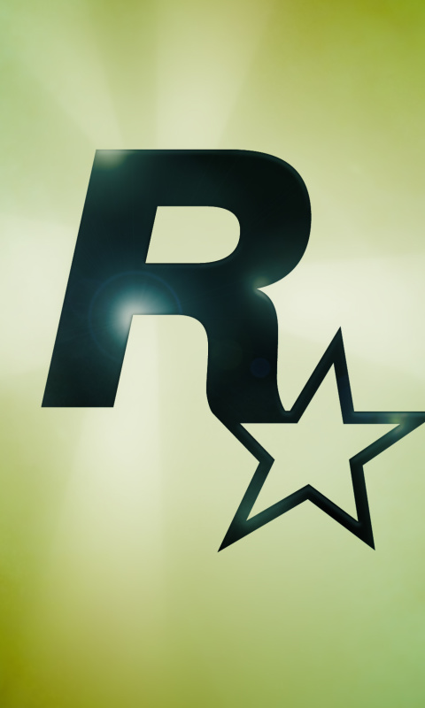 Das Rockstar Games Logo Wallpaper 480x800