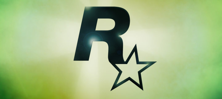 Fondo de pantalla Rockstar Games Logo 720x320