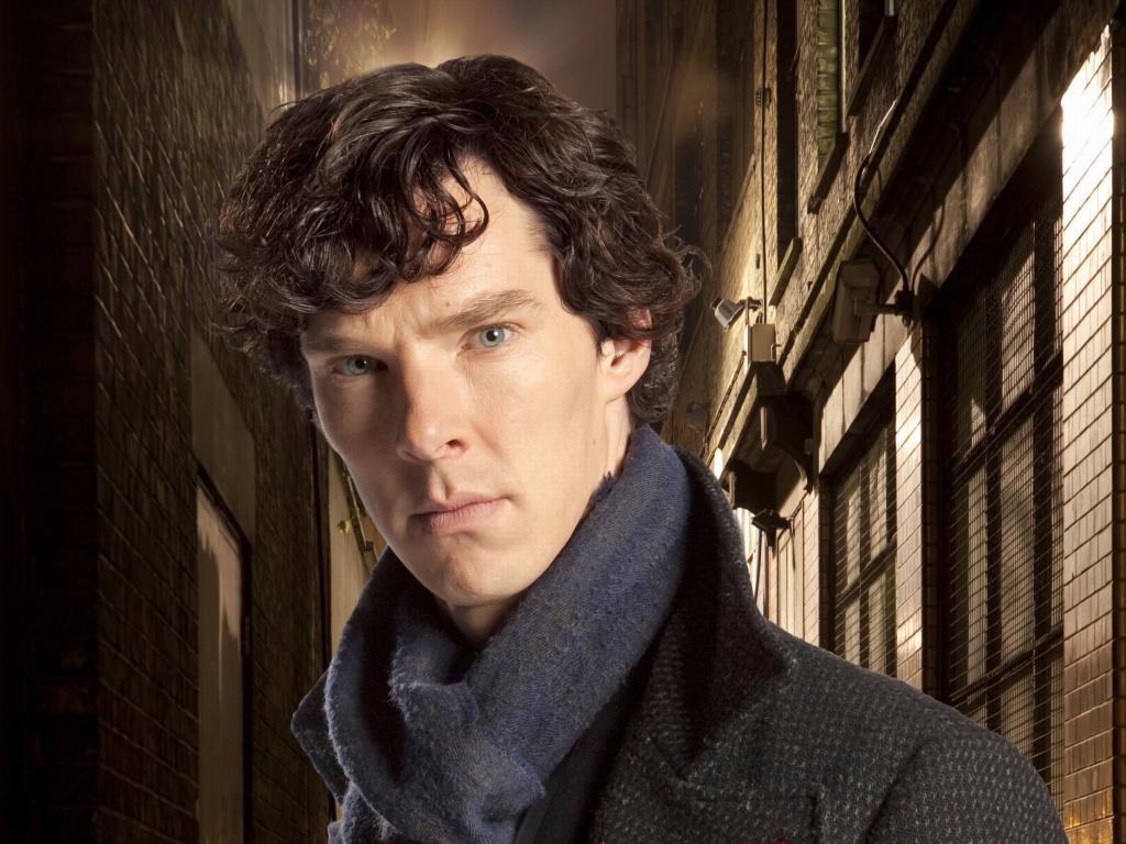 Sherlock TV series - Benedict Cumberbatch wallpaper 1024x768