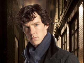 Fondo de pantalla Sherlock TV series - Benedict Cumberbatch 320x240