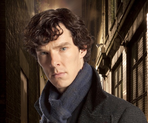 Sfondi Sherlock TV series - Benedict Cumberbatch 480x400
